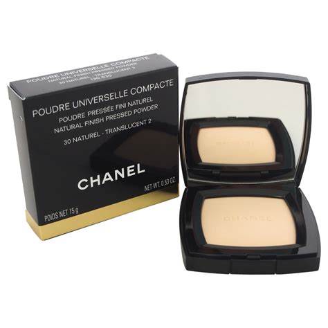 chanel poudre universelle compacte 30 naturel|Chanel dusting powder with puff.